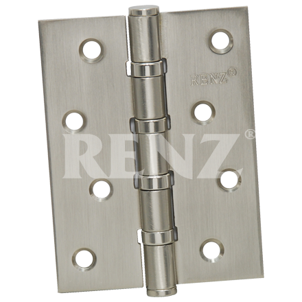 Петля врезная универсальная без колпачка Ренц IN100-4BB FH SN, цвет никель матовый (гарантия - 12 месяцев)