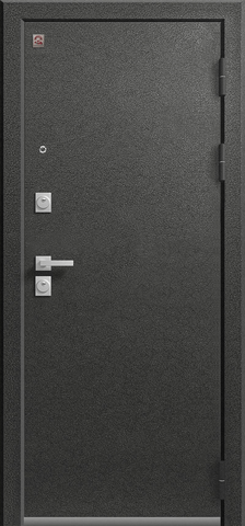 Теплая дверь входная Центурион Люкс-1 Зеркало (2025), 2 замка, 2 мм металл, (графит муар+графит кашемир) #2