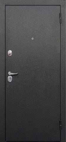 Дверь входная Феррони 7,5 Гарда Букле, 2 замка, 1,2 мм металл, (черный букле+снежный бетон) #2