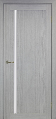 Дверь межкомнатная Оптима Порте Турин 527.121 АПС молдинг SC, цвет серый дуб, экошпон, стекло мателюкс #2