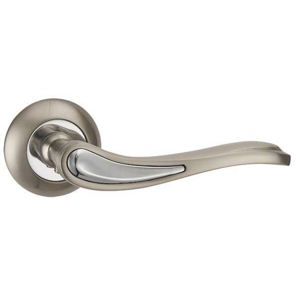 Ручка круг Пунто R.TL54.SALSA (SALSA TL) SN/CP-3, цвет никель матовый/хром (гарантия - 6 месяцев)