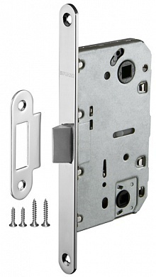 Замок сантехнический пластик Фуаро PLASTP96WC-50 (P96WC-50) CP, цвет хром (гарантия - 12 месяцев)