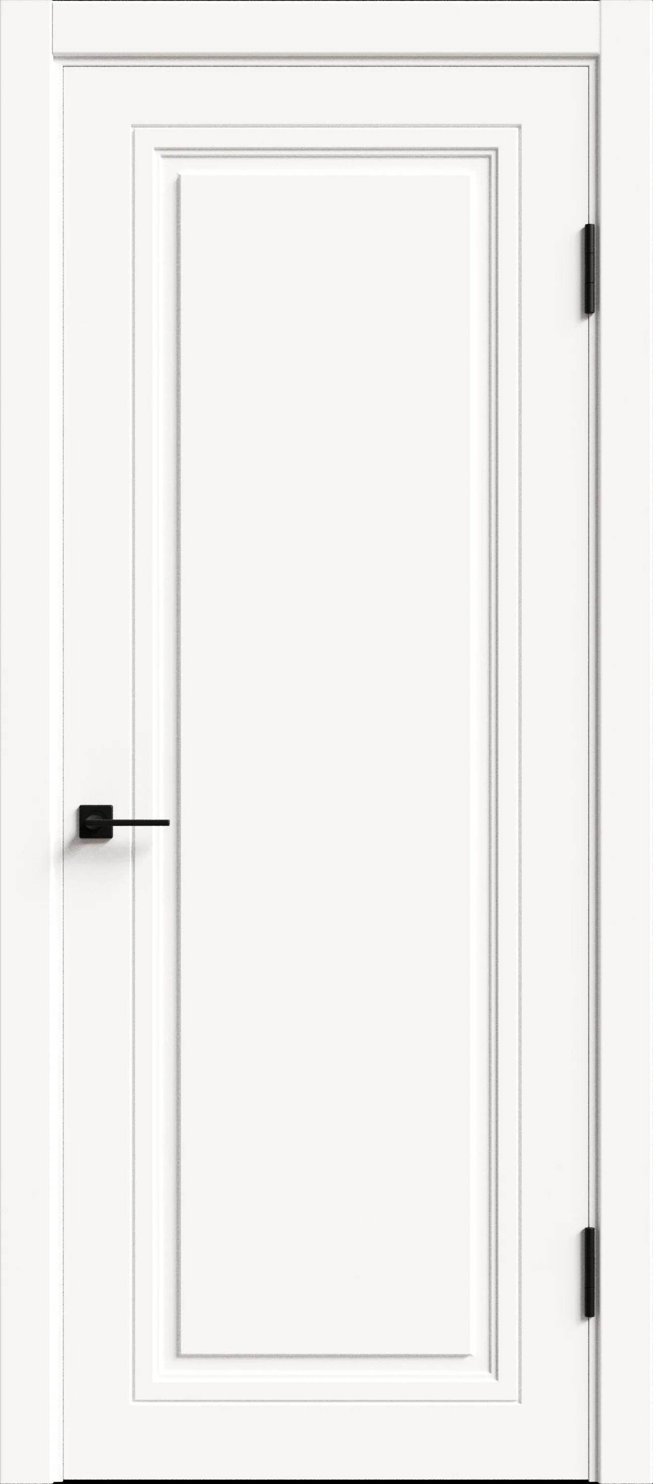 Дверь межкомнатная белая Дубрава Сибирь Бухта Тиль, цвет айс, полипропилен, глухая