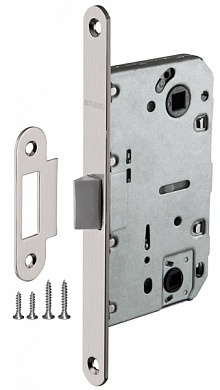 Замок сантехнический пластик Фуаро PLASTP96WC-50 (P96WC-50) SN, цвет никель матовый (гарантия - 12 месяцев)