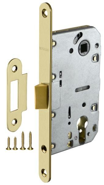 Замок под цилиндр пластик Фуаро PLASTP85C-50 (P85C-50) SG, цвет золото матовое (гарантия - 12 месяцев)