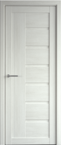 Дверь межкомнатная Альберо (Фрегат) Мегаполис Мадрид, цвет белый кипарис, экошпон, глухая
