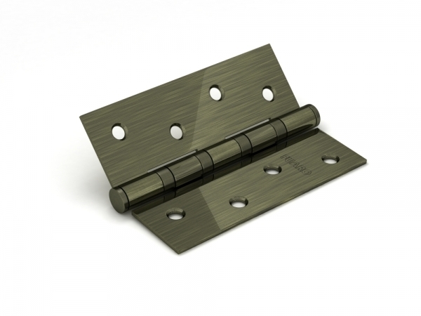 Петля врезная универсальная Фуаро IN4400U AB (4BB 100x75x2,5), цвет бронза (гарантия - 12 месяцев)