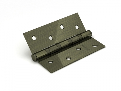 Петля врезная универсальная Фуаро IN4400U AB (4BB 100x75x2,5), цвет бронза (гарантия - 2 года)