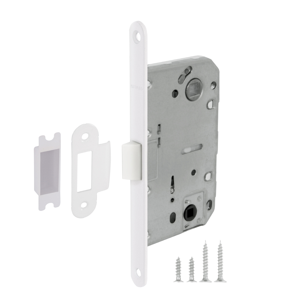 Замок сантехнический пластик Фуаро PLASTP96WC-50 (P96WC-50) WH, цвет белый (гарантия - 6 месяцев)