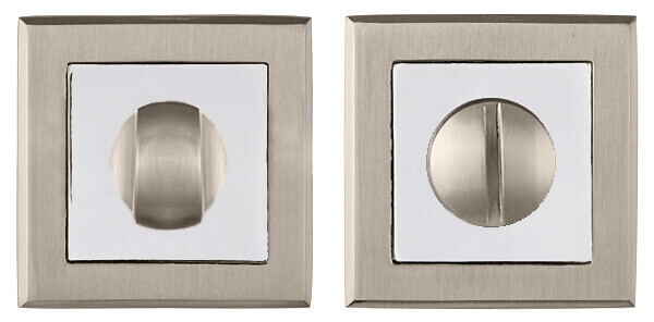 Завертка квадрат Пунто BK6.K.QL52 (BK6 QL) SSC-16, цвет хром сатинированный алюминий к ручкам K.QL52.BLADE (BLADE QL) SSC-16, K.QL52.VECTOR (VECTOR QL) SSC-16 (гарантия - 6 месяцев)