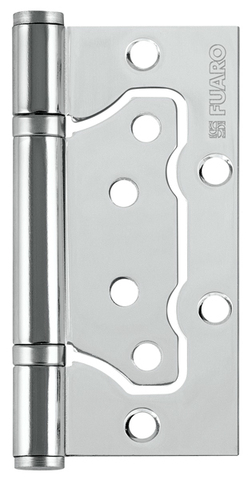 Петля универсальная без врезки Фуаро IN4500W-BL CP (500-2BB/BL 100x2,5) блистер, цвет хром (гарантия - 2 года)