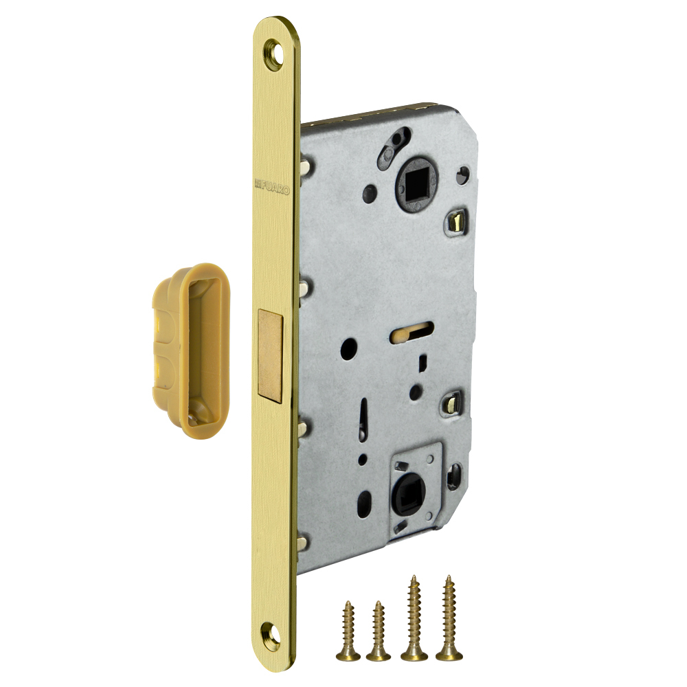 Замок сантехнический магнитный Фуаро MAGNM96WC-50 (M96WC-50) SSG, цвет золото сатинированное (гарантия - 12 месяцев)