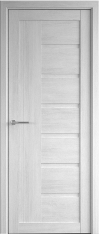 Дверь межкомнатная белая Альберо (Фрегат) Мегаполис Мадрид, цвет снежный кедр, экошпон, глухая