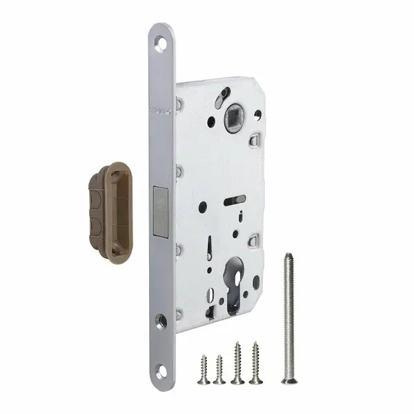 Замок под цилиндр магнитный Фуаро MAGNM85C-50 (M85C-50) SSC, цвет хром сатинированный (гарантия - 12 месяцев)