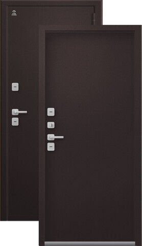 Термодверь входная Центурион Т-5 (2026), 2 замка, 1,4 мм металл, (шоколад букле+шоколад букле)