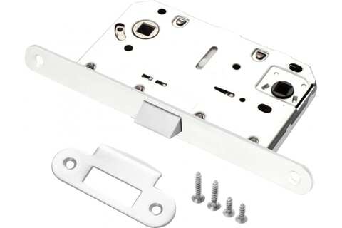 Замок сантехнический Ренц INLB 96 PL White (слоновая кость), цвет белый (гарантия - 12 месяцев)