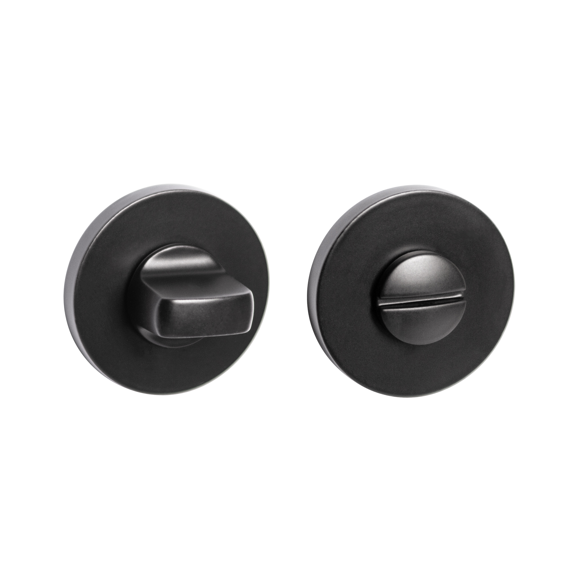 Завертка круг Аякс BK6.R.JSR51 (BK6 JSR) BL-24, цвет черный к ручкам R.JSR51.APOLO BL-24 (гарантия - 12 месяцев)