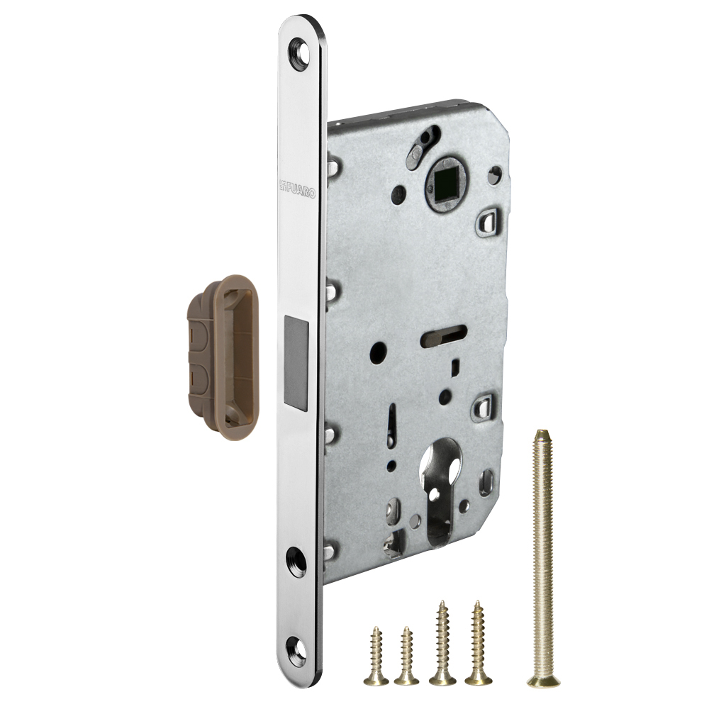 Замок под цилиндр магнитный Фуаро MAGNM85C-50 (M85C-50) CP, цвет хром (гарантия - 12 месяцев)