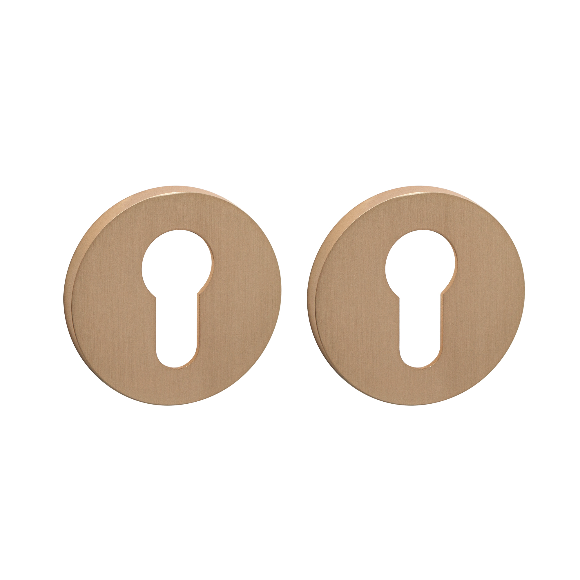 Накладка круг на цилиндр Аякс ET.R.JSR51 (ET JSR) SSG-39, цвет золото сатинированное (гарантия - 12 месяцев)