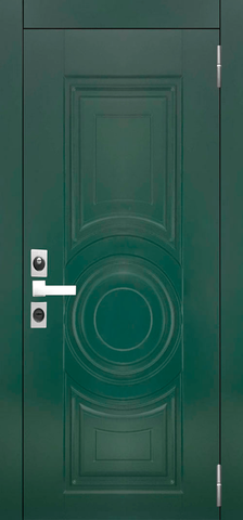 Теплая дверь входная Аргус Прайм Бенадир/Скиф, 1 замок, 2 мм металл, (рал 6005+белый софт) #2