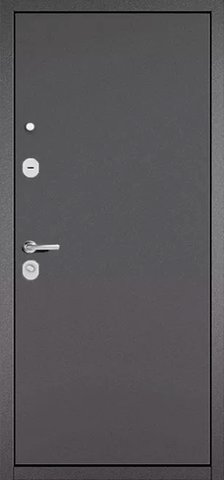 Теплая дверь входная Мастино (Бульдорс) Траст Эко металл/металл, 2 замка, 1,4 мм металл, (антрацит букле+антрацит букле) #3