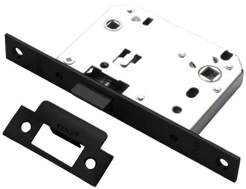 Замок сантехнический Ренц INLB 2070 plastic Black, цвет черный (гарантия - 12 месяцев)