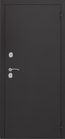 Термодверь входная Аргус Хьюстон, 2 замка, 1,5 мм металл, (темно серый букле+светлый бетон) #2