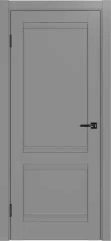 Дверь межкомнатная ХЬЮГОДОРС Дуглас 02Ux110, цвет благородный серый, экошпон, глухая (гарантия - 5 лет)