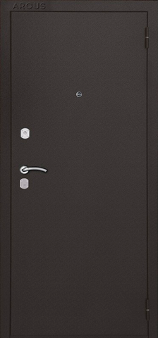Дверь входная Аргус Практик 3, 2 замка, 1,2 мм металл, (серый букле+белый) #2