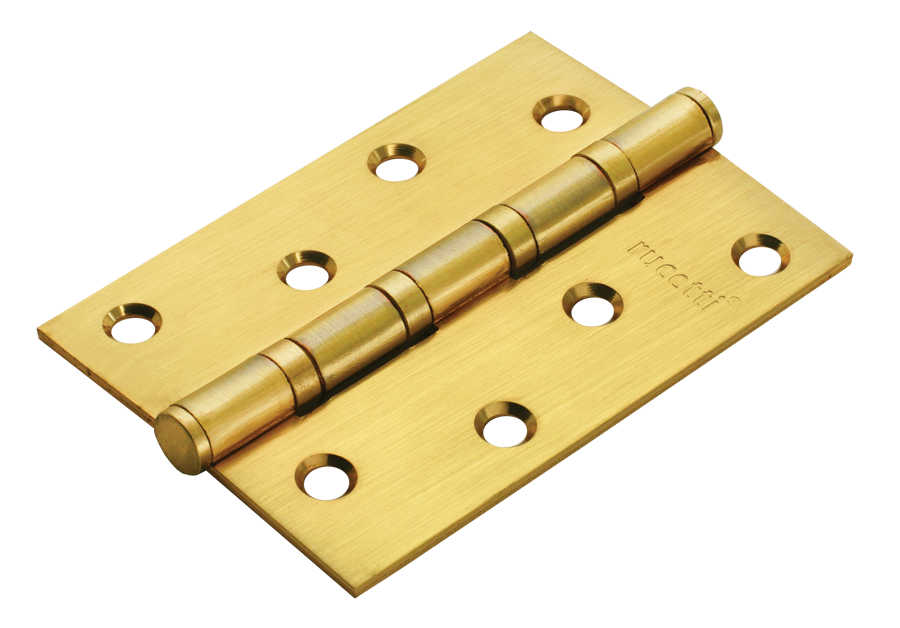 Петля врезная Ручетти RS100X70X2.5-4BBSG, цвет золото матовое (гарантия - 6 месяцев)