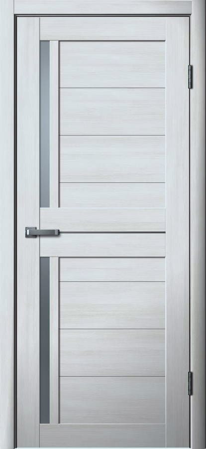 Дверь межкомнатная Ла Стелла 202, цвет пепельный ясень, экошпон, стекло матовое