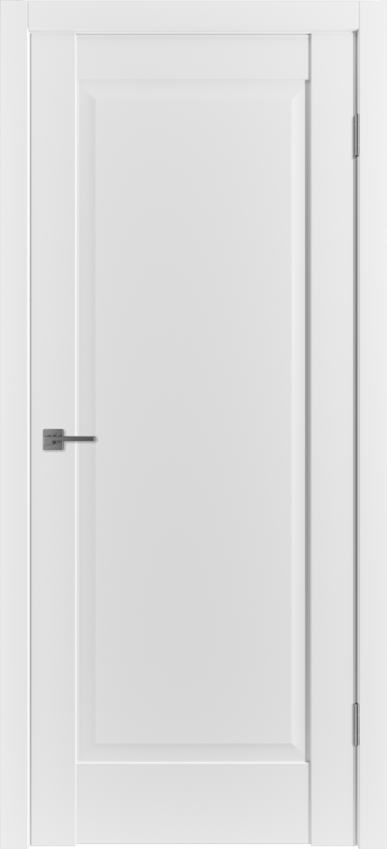 Дверь межкомнатная белая Владимирская фабрика дверей Эмалекс ЕR1, цвет эмалекс айс, экошпон, глухая