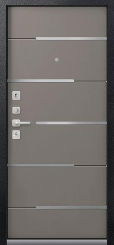 Теплая дверь входная Центурион С-108 (2025), 2 замка, 1,4 мм металл, (черный муар+базальт кашемир) #3