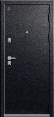 Теплая дверь входная Центурион С-108 (2025), 2 замка, 1,4 мм металл, (черный муар+белый кашемир) #2