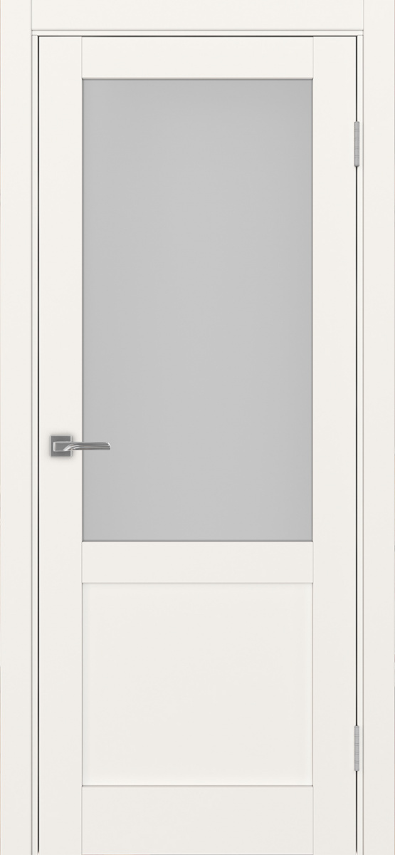 Дверь межкомнатная Оптима Порте Турин 502.21, цвет бежевый, экошпон, стекло мателюкс