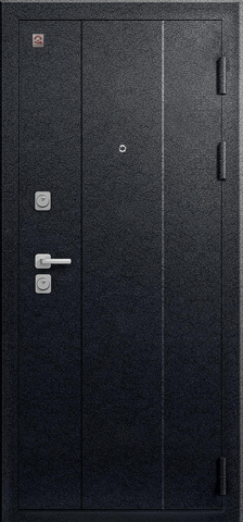Теплая дверь входная Центурион С-108 (2024), 2 замка, 1,4 мм металл, (черный муар+белый) #2