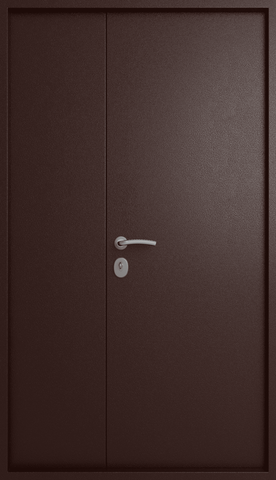 Дверь входная Эталон М-4/2 двустворчатая (2025), 1 замок, 1,4 мм металл, (медь+медь) #3