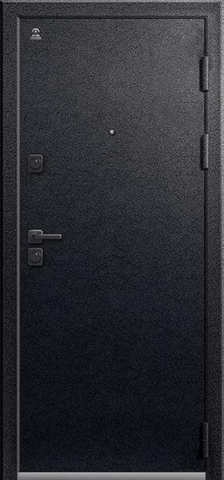 Теплая дверь входная Центурион С-106 (2025), 2 замка, 1,4 мм металл, (черный муар+сильвер кашемир) #2