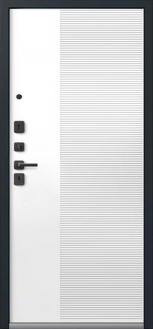 Теплая дверь входная Центурион С-112 (2025), 2 замка, 1,4 мм металл, (черный муар/черный кварц/мокко орех+белый) #3