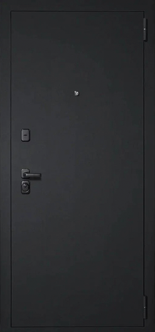 Дверь входная Бункер Дуэт 2 Нео, 2 замка, 1,2 мм металл, (черный муар+серебристый) #2