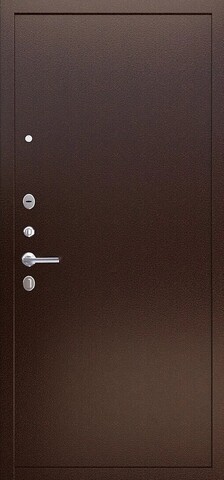 Теплая дверь входная Феррони Прагматик металл/металл, 2 замка, 1,2 мм металл, (медь антик+медь антик) #3