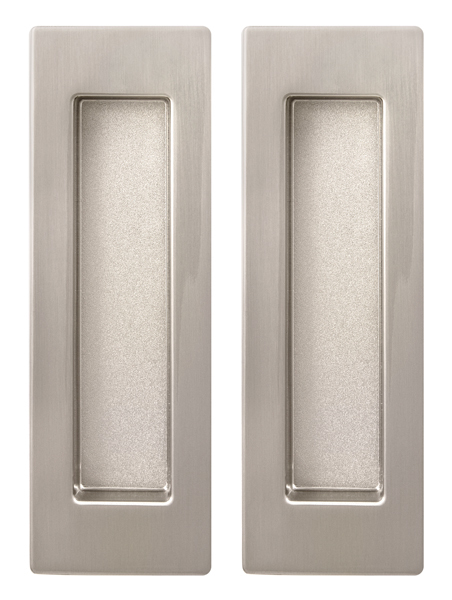 Ручка квадрат для раздвижных дверей Армадилло SH.URB153.010 (SH010 URB) SN-3 (цена за комплект), цвет никель матовый (гарантия - 5 лет)