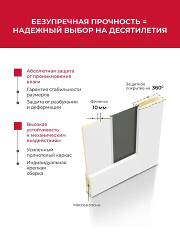 Дверь межкомнатная ХЬЮГОДОРС Дуглас 06х120, цвет серебристый дуб, экошпон, стекло матовое (гарантия - 5 лет) #2