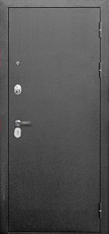 Теплая дверь входная Феррони Леон Серебро зеркало, 2 замка, 1,2 мм металл, (серебро антик+белый сандал) #2