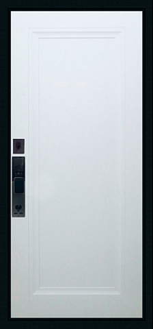 Теплая дверь входная Аргус Смарт 2П Раунд/Анастасия-1 (электронный замок), 2 замка, 2 мм металл, (дуб европейский красный горизонт/бетон урбан индиго+вайт) #3